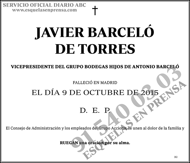 Javier Barceló de Torres